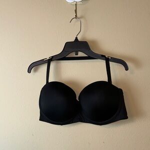 Source Unknown Elegant Black Strapless Bra